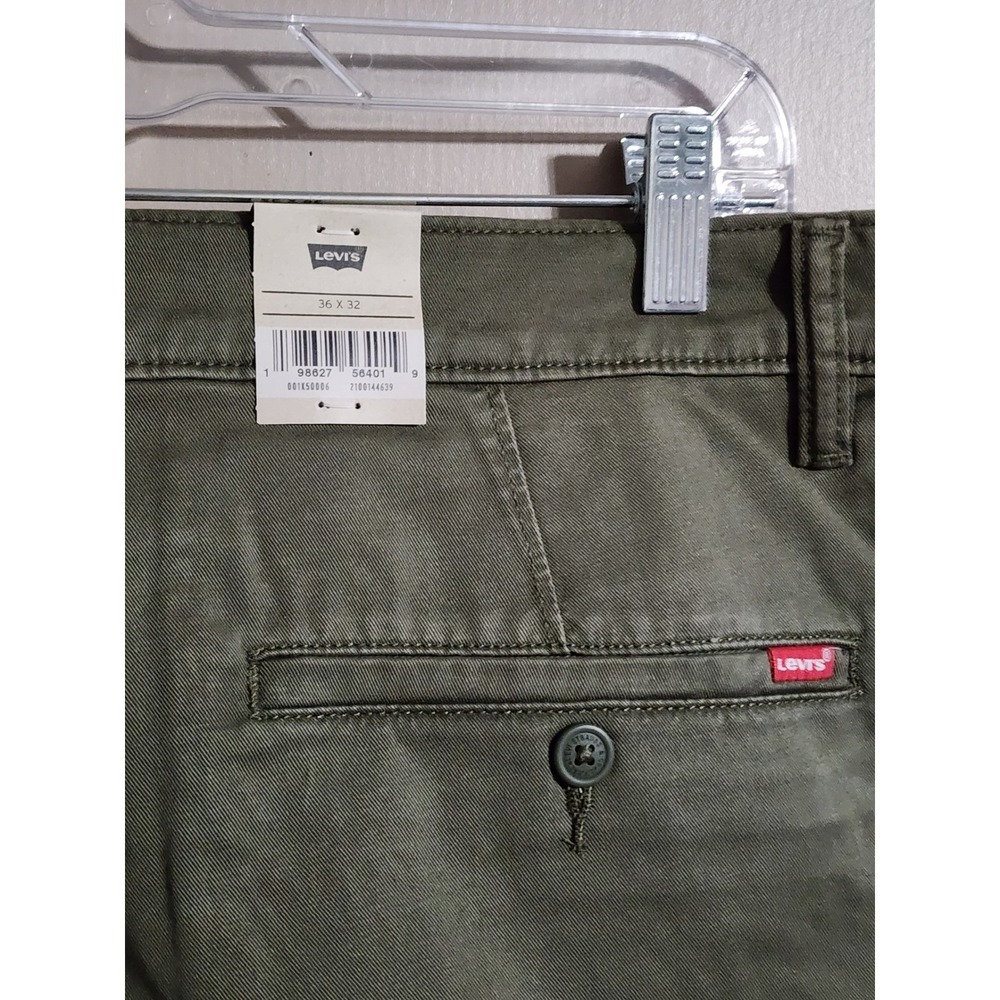 Levi's XX Chino‎ Relaxed Straight Stretch 36x32 Olive Green - Picture 8 of 10